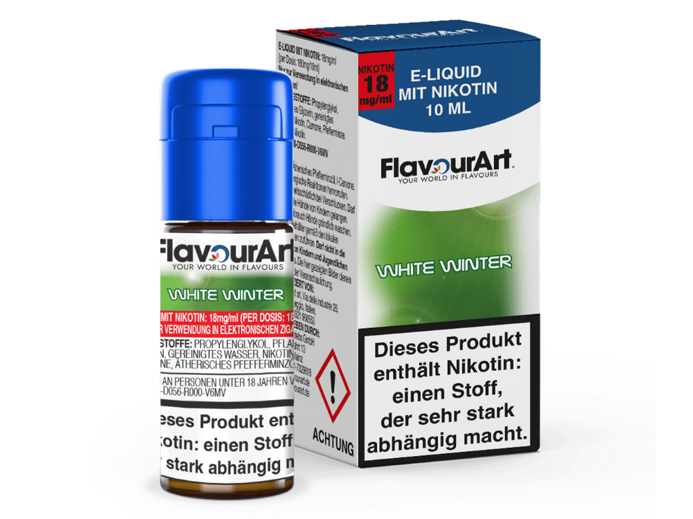 FlavourArt - White Winter E-Zigaretten Liquid 18 mg/ml 15er Packung