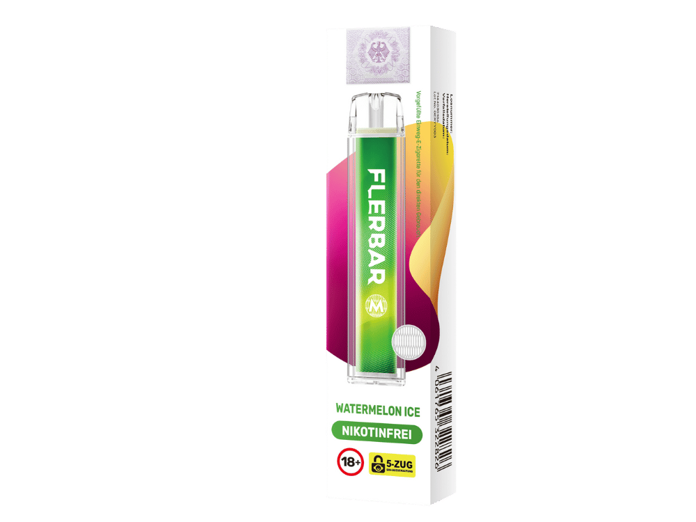 Flerbar - M Einweg E-Zigarette - Watermelon Ice 0 mg/ml