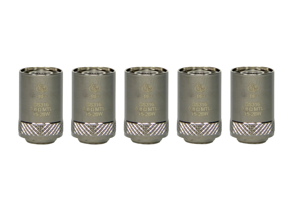 InnoCigs - BF SS316 Heads 0,6 Ohm (5 Stück pro Packung)