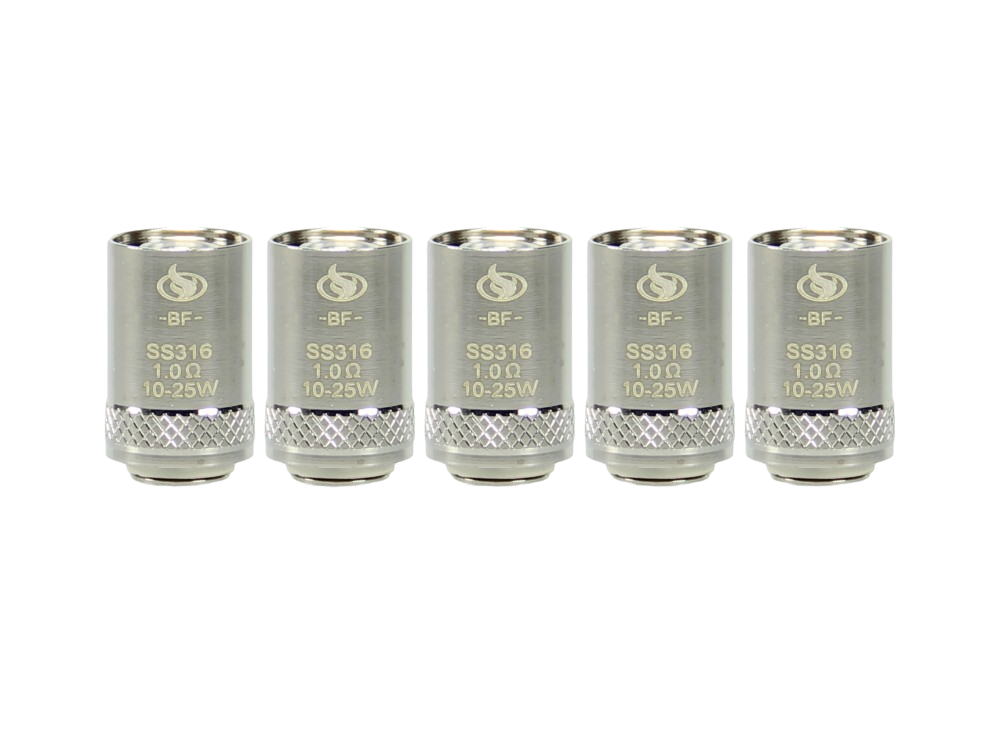 InnoCigs - BF SS316 Heads 1,0 Ohm (5 Stück pro Packung)