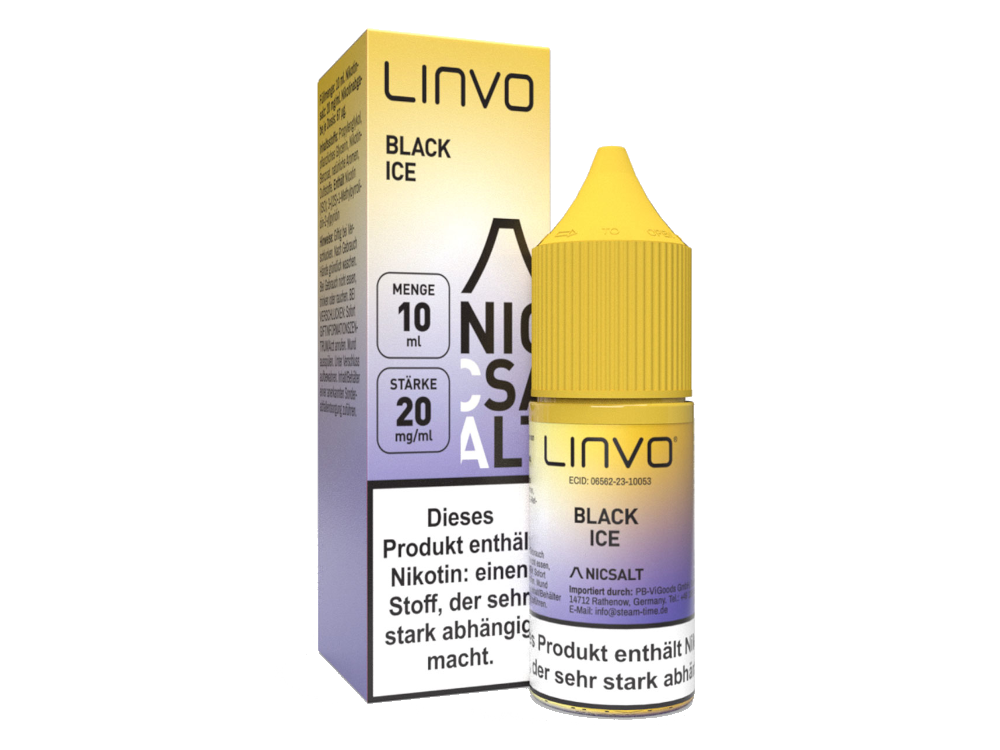 Linvo - Black Ice - Nikotinsalz Liquid 20 mg/ml 10er Packung
