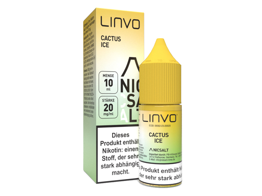 Linvo - Cactus Ice - Nikotinsalz Liquid 20 mg/ml 10er Packung
