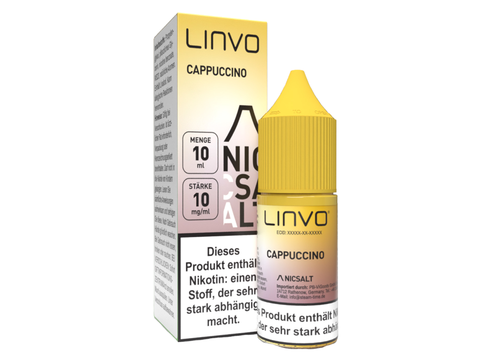 Linvo - Cappuccino - Nikotinsalz Liquid 10 mg/ml