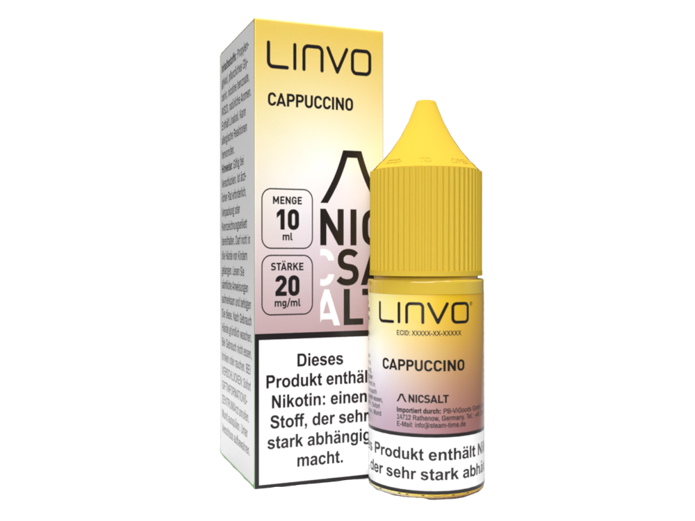 Linvo - Cappuccino - Nikotinsalz Liquid 20 mg/ml 10er Packung