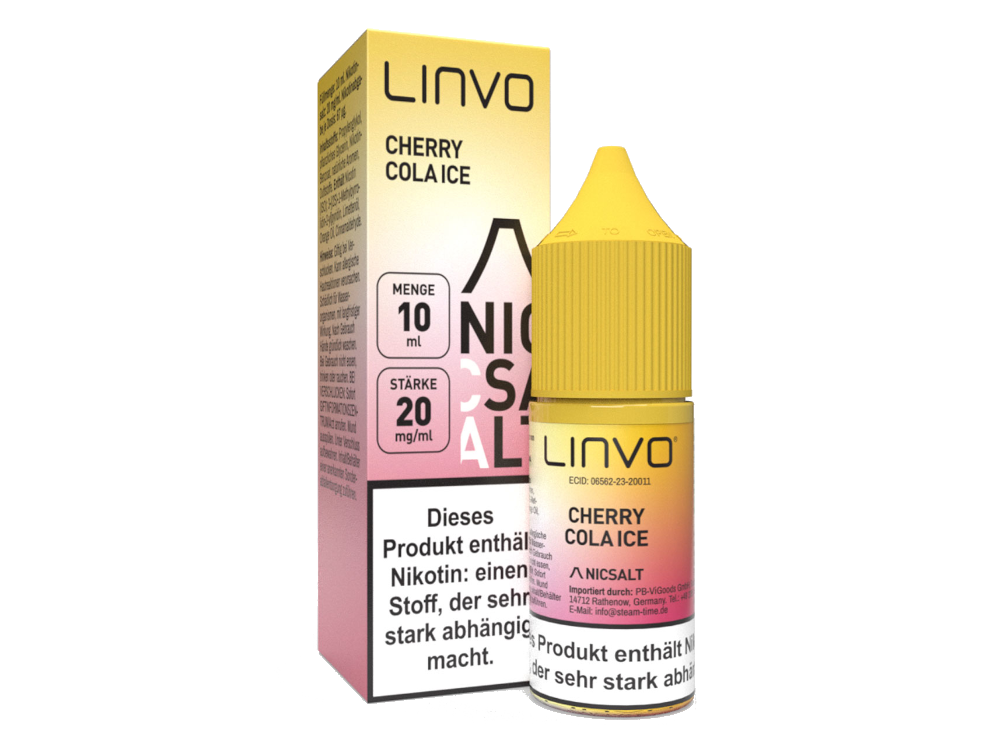 Linvo - Cherry Cola Ice - Nikotinsalz Liquid 20 mg/ml 10er Packung