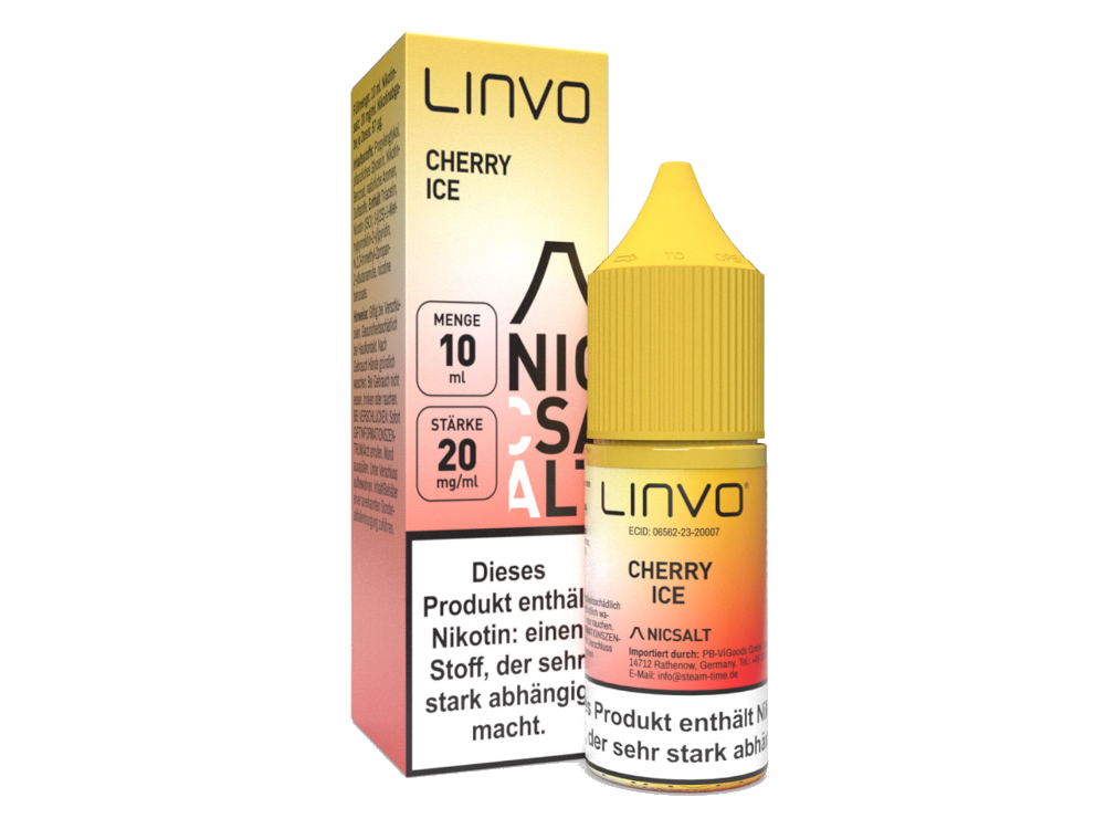 Linvo - Cherry Ice - Nikotinsalz Liquid 20 mg/ml 10er Packung