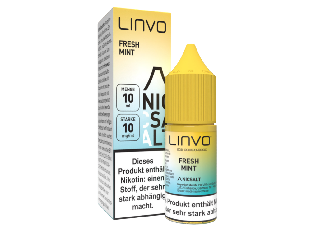 Linvo - Fresh Mint - Nikotinsalz Liquid 10 mg/ml