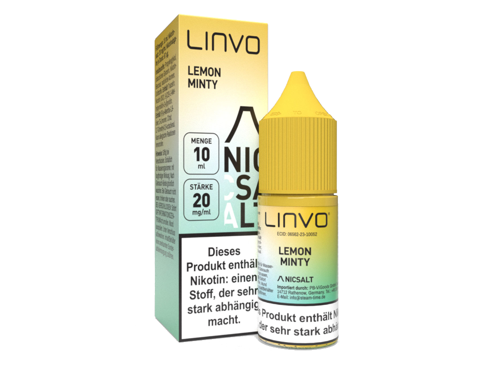 Linvo - Lemon Minty - Nikotinsalz Liquid 20 mg/ml 10er Packung