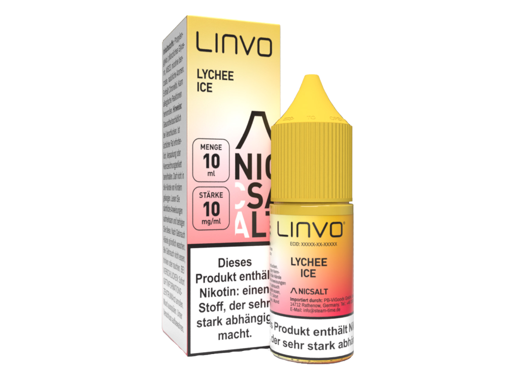 Linvo - Lychee Ice - Nikotinsalz Liquid 10 mg/ml 10er Packung