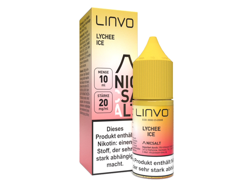 Linvo - Lychee Ice - Nikotinsalz Liquid 20 mg/ml 10er Packung