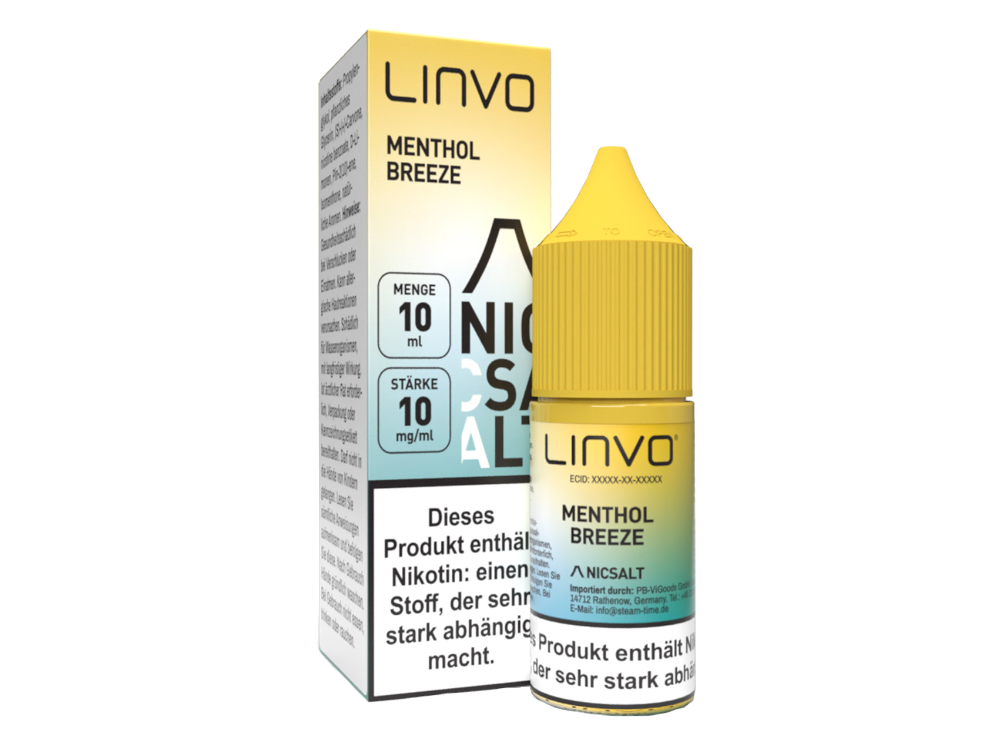 Linvo - Menthol Breeze - Nikotinsalz Liquid 10 mg/ml