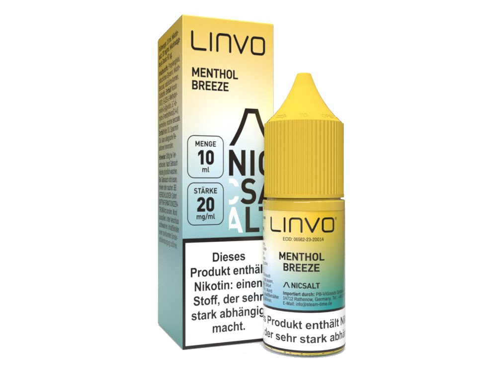 Linvo - Menthol Breeze - Nikotinsalz Liquid 20 mg/ml 10er Packung