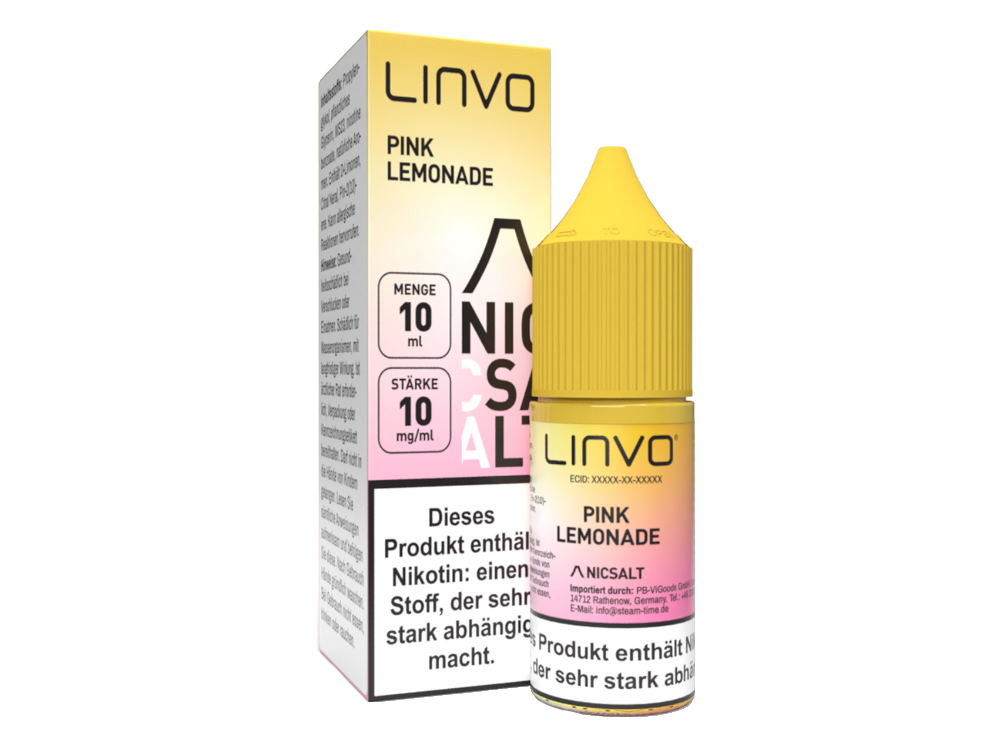 Linvo - Pink Lemonade - Nikotinsalz Liquid 10 mg/ml