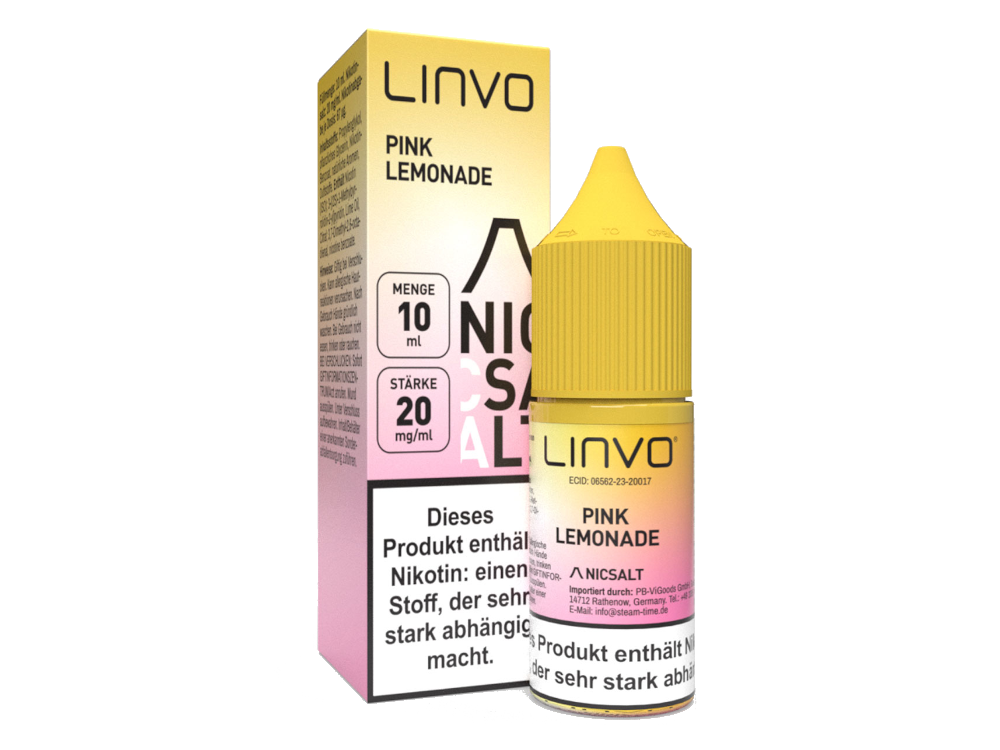 Linvo - Pink Lemonade - Nikotinsalz Liquid 20 mg/ml 10er Packung