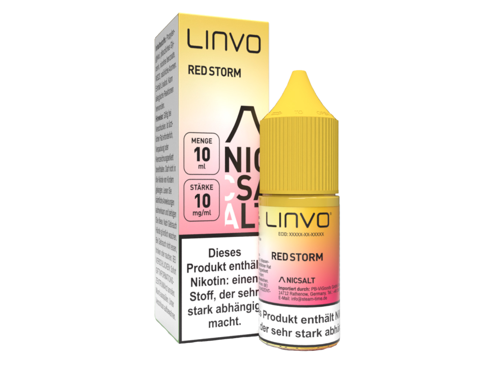 Linvo - Red Storm - Nikotinsalz Liquid 10 mg/ml