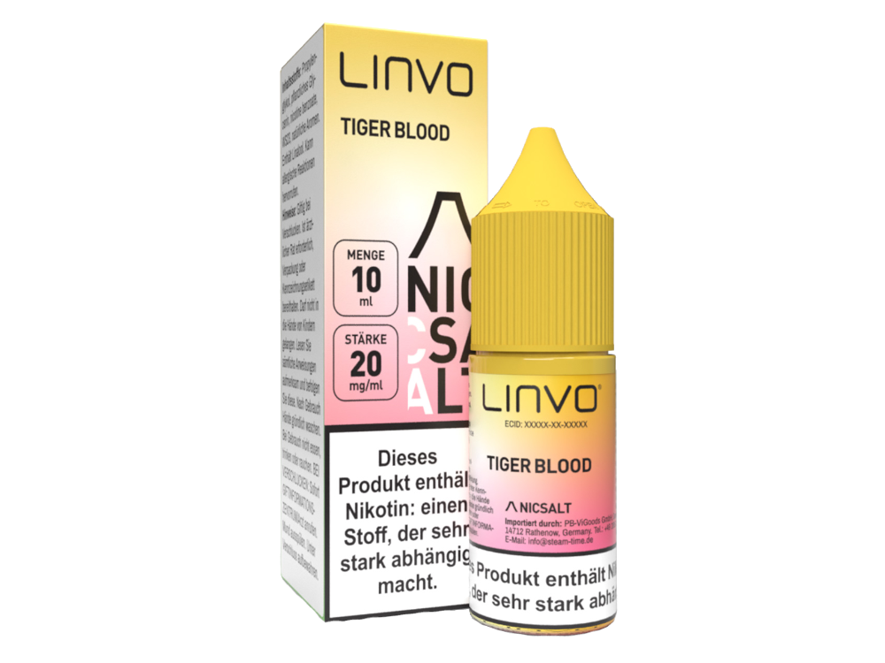 Linvo - Tiger Blood - Nikotinsalz Liquid 20 mg/ml