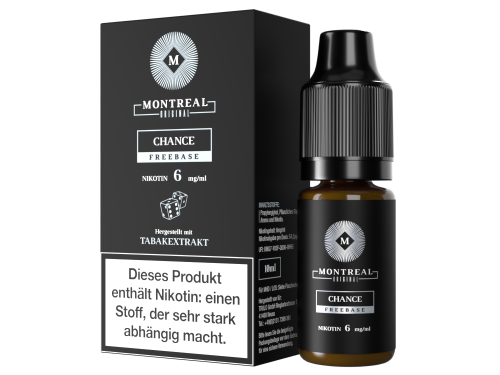 Montreal Original - Chance E-Zigaretten Liquid 6 mg/ml