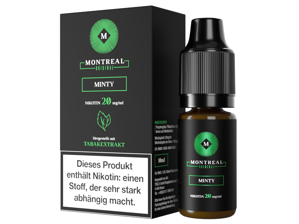 Montreal Original - Minty - Nikotinsalz Liquid 20 mg/ml