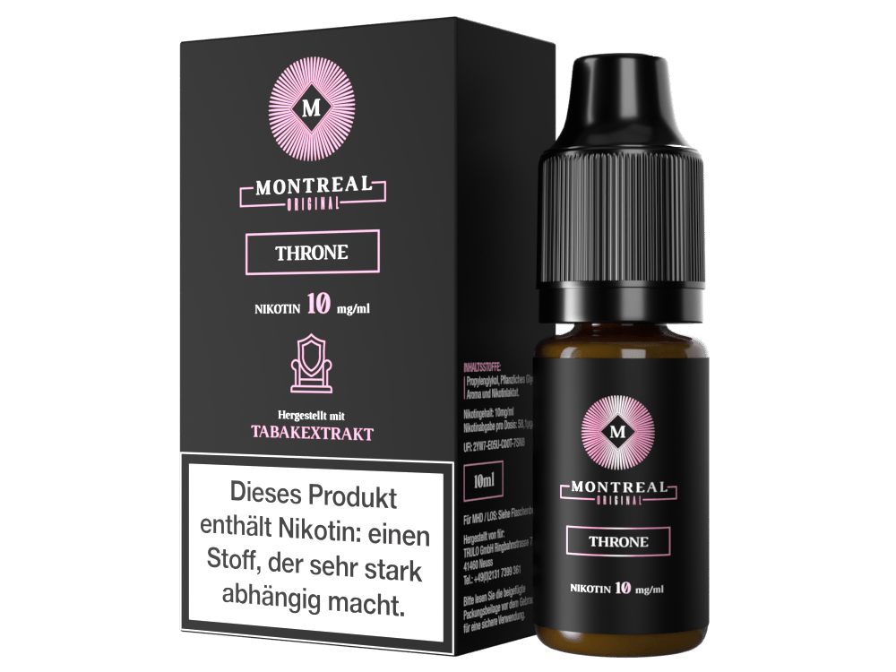 Montreal Original - Throne - Nikotinsalz Liquid 10 mg/ml