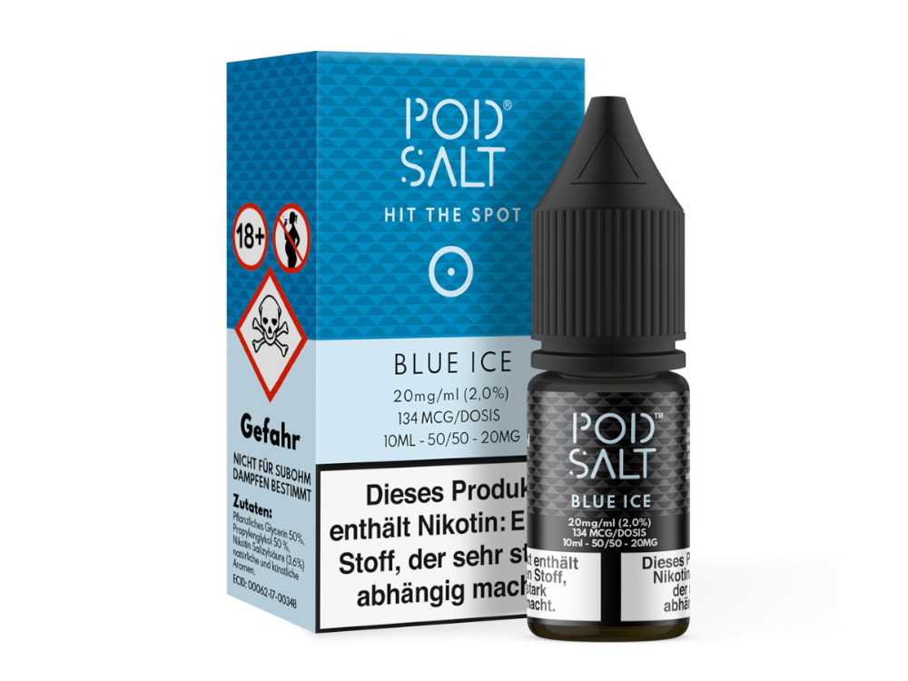 Pod Salt - Blue Ice - Nikotinsalz Liquid 20 mg/ml