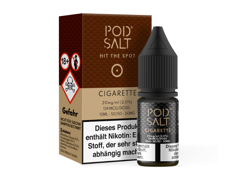 Pod Salt - Cigarette - Nikotinsalz Liquid 20 mg/ml 5er Packung
