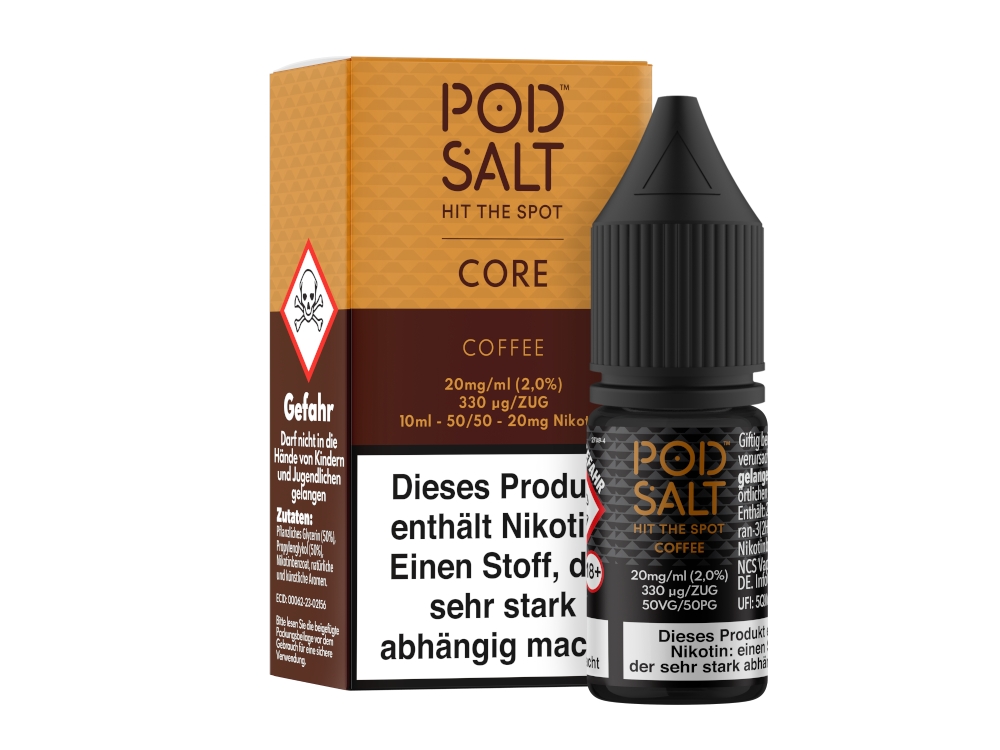 Pod Salt Core - Coffee - Nikotinsalz Liquid 20 mg/ml
