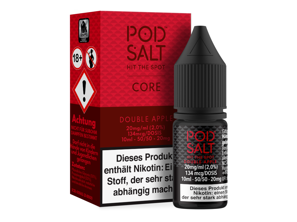 Pod Salt Core - Double Apple - Nikotinsalz Liquid 20 mg/ml