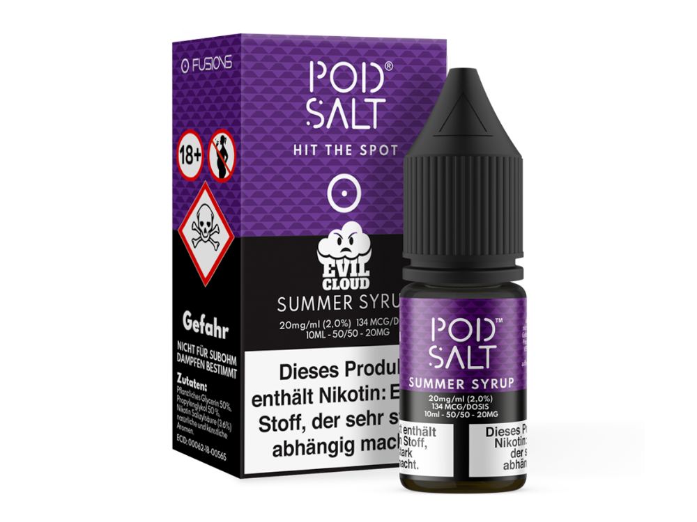 Pod Salt Fusion - Summer Syrup - Nikotinsalz Liquid 20 mg/ml