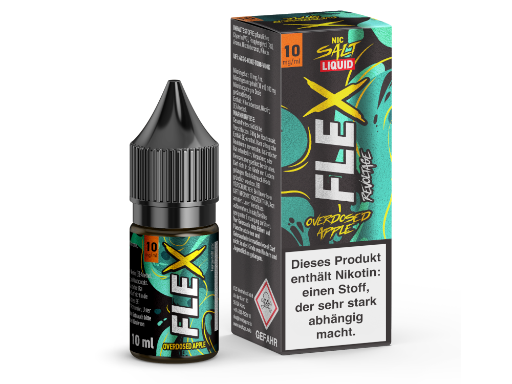 Revoltage - FLEX - Overdosed Apple - Nikotinsalz Liquid 10 mg/ml