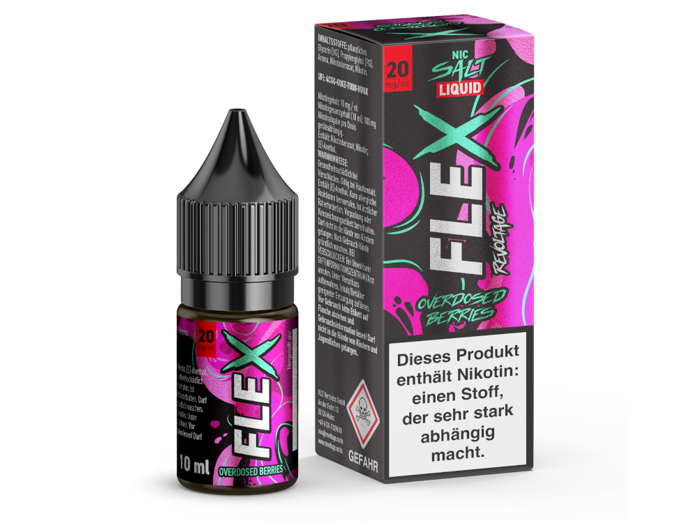 Revoltage - FLEX - Overdosed Berries - Nikotinsalz Liquid 20 mg/ml 15er Packung