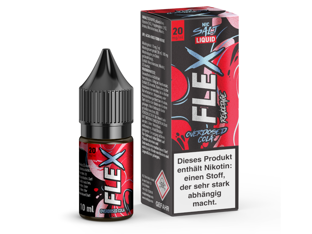 Revoltage - FLEX - Overdosed Cola - Nikotinsalz Liquid 20 mg/ml 15er Packung
