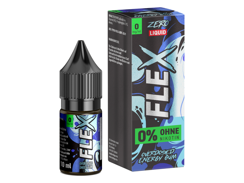 Revoltage - FLEX - Overdosed Energy Gum - Nikotinsalz Liquid 0 mg/ml 15er Packung