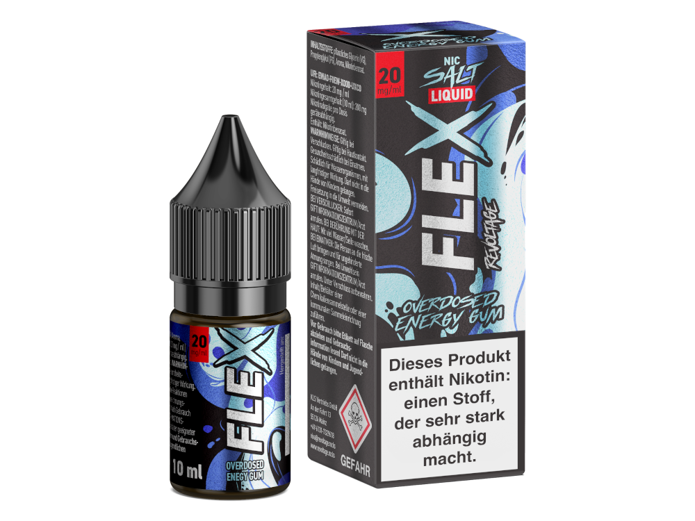 Revoltage - FLEX - Overdosed Energy Gum - Nikotinsalz Liquid 20 mg/ml