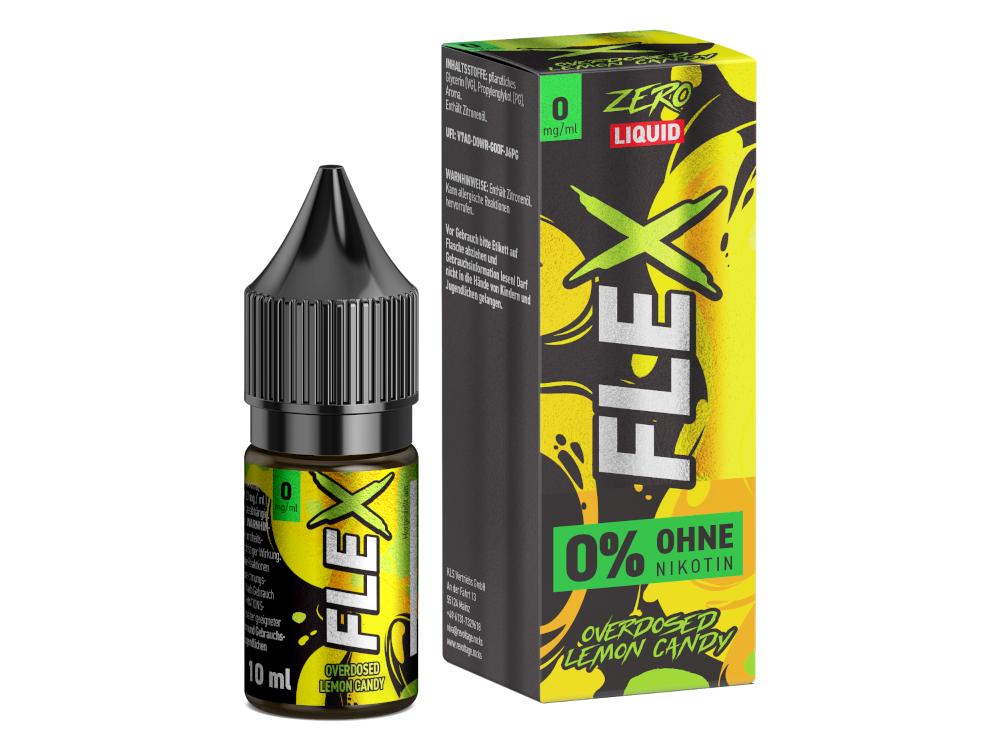 Revoltage - FLEX - Overdosed Lemon Candy - Nikotinsalz Liquid 0 mg/ml 15er Packung