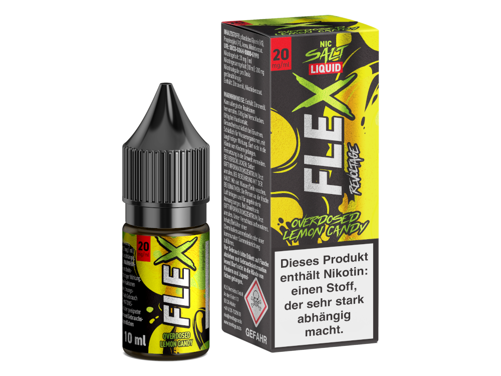 Revoltage - FLEX - Overdosed Lemon Candy - Nikotinsalz Liquid 20 mg/ml