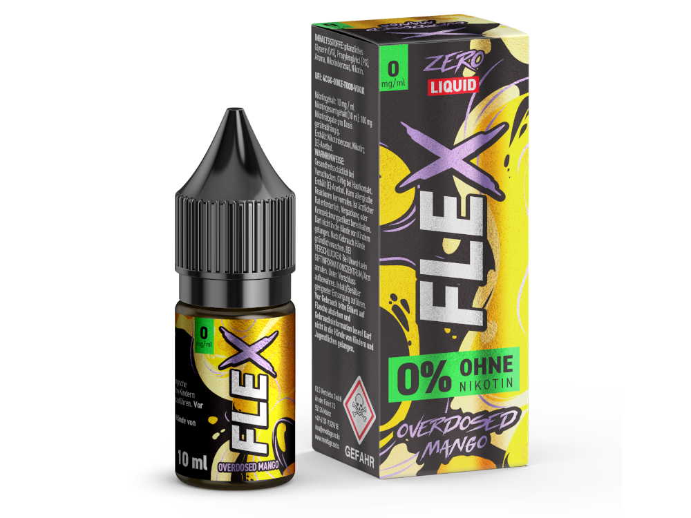 Revoltage - FLEX - Overdosed Mango - Nikotinsalz Liquid 0 mg/ml