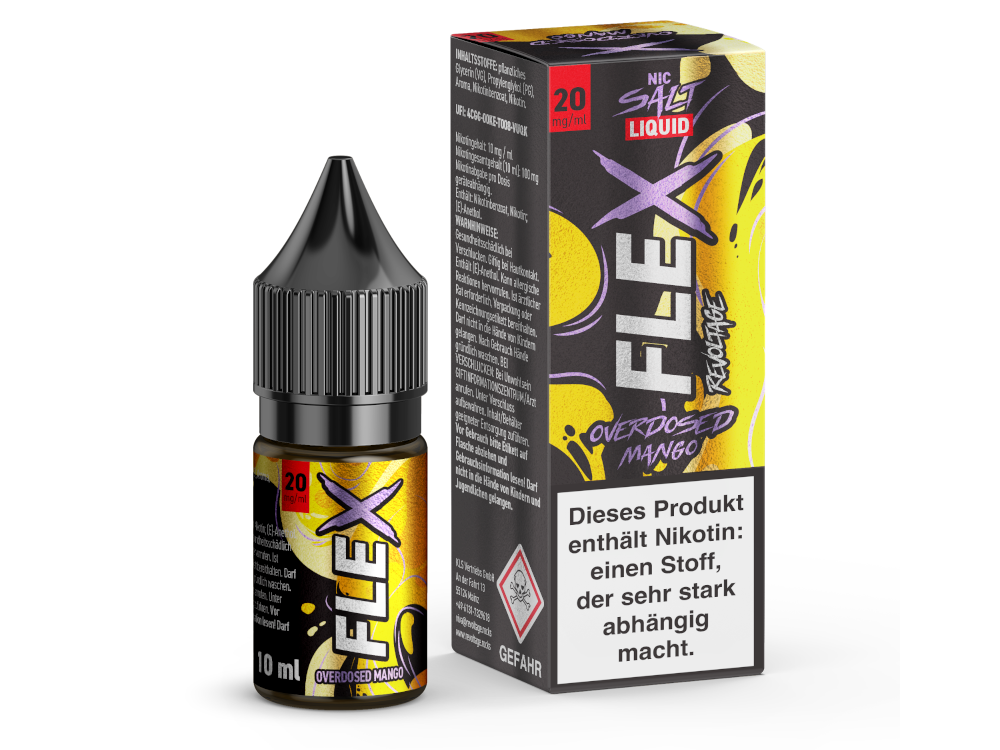 Revoltage - FLEX - Overdosed Mango - Nikotinsalz Liquid 20 mg/ml