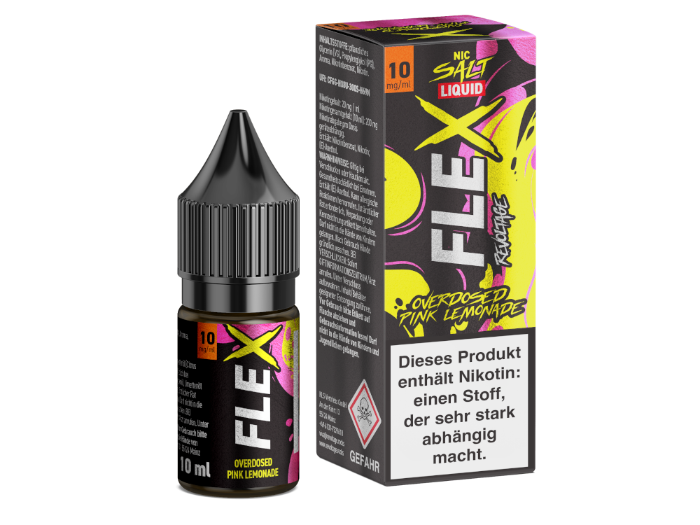 Revoltage - FLEX - Overdosed Pink Lemonade - Nikotinsalz Liquid 10 mg/ml