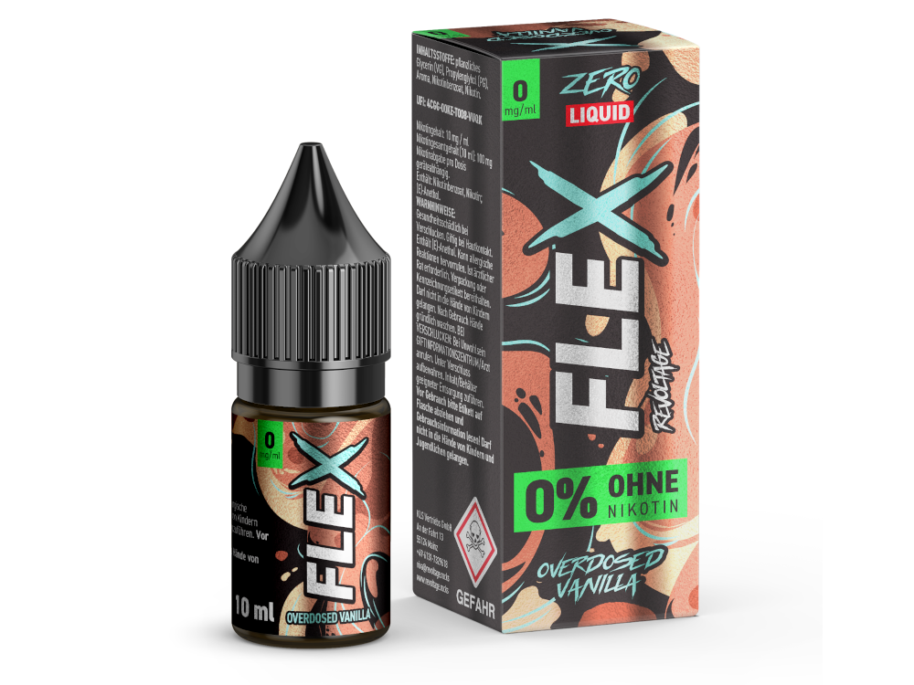 Revoltage - FLEX - Overdosed Vanilla - Nikotinsalz Liquid 0 mg/ml 15er Packung