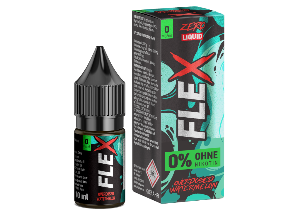 Revoltage - FLEX - Overdosed Watermelon - Nikotinsalz Liquid 0 mg/ml 15er Packung