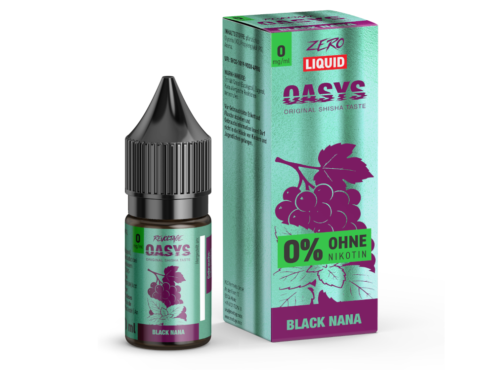 Revoltage - OASYS - Black Nana - Hybrid Nikotinsalz Liquid 0 mg/ml