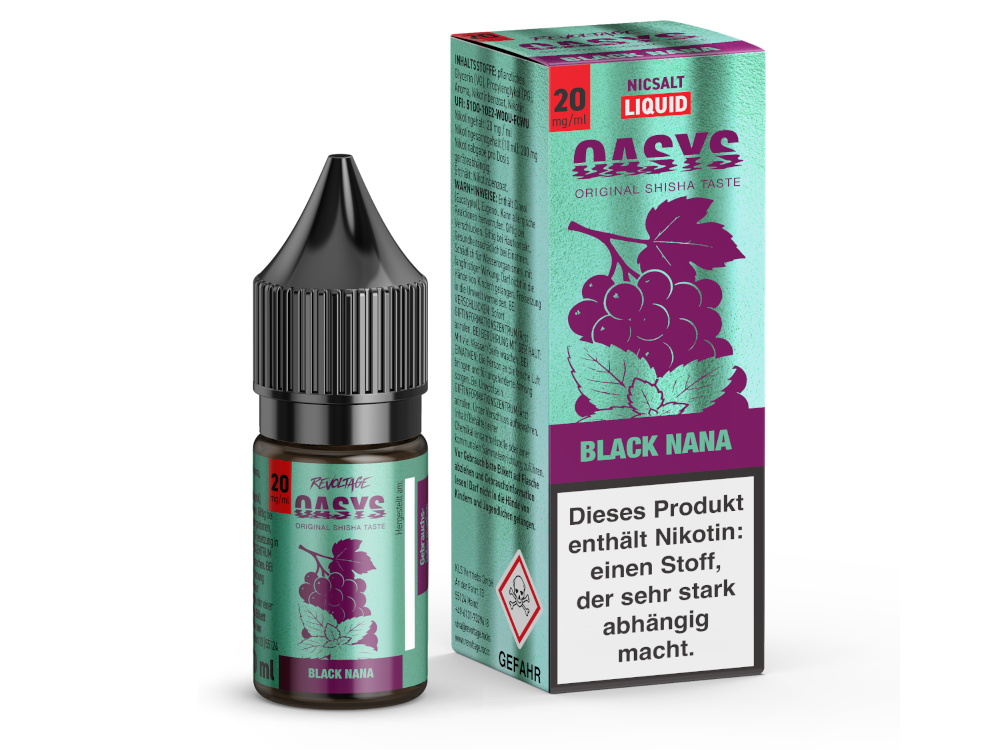 Revoltage - OASYS - Black Nana - Hybrid Nikotinsalz Liquid 20 mg/ml