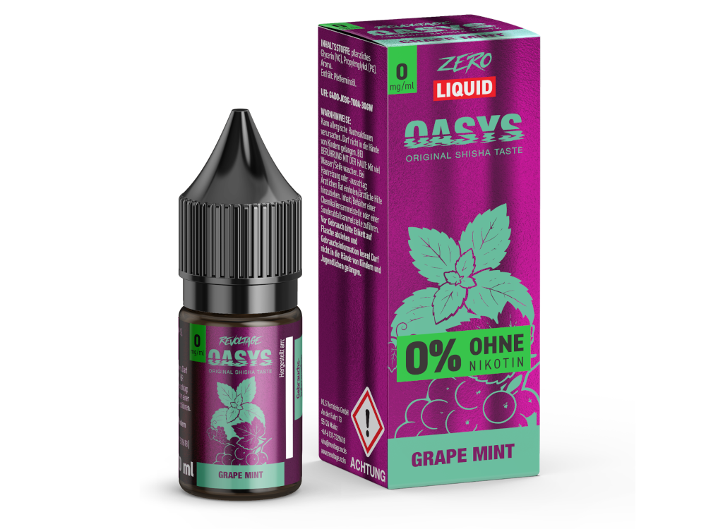 Revoltage - OASYS - Grape Mint - Hybrid Nikotinsalz Liquid 0 mg/ml