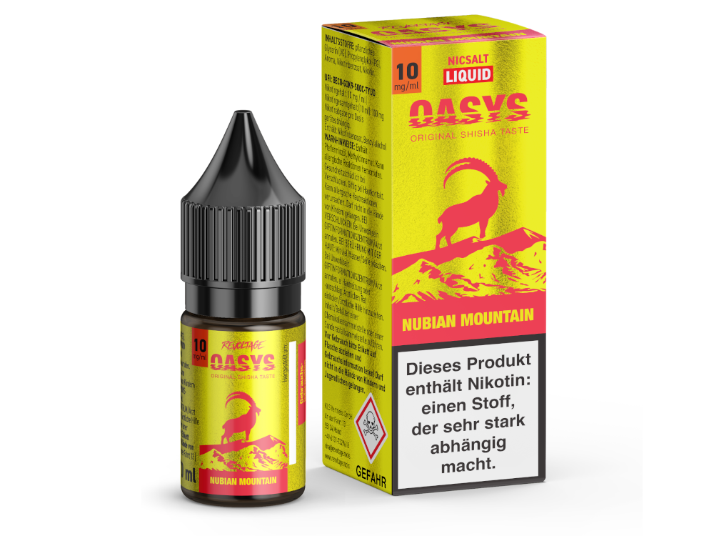 Revoltage - OASYS - Nubian Mountain - Hybrid Nikotinsalz Liquid 10 mg/ml 15er Packung