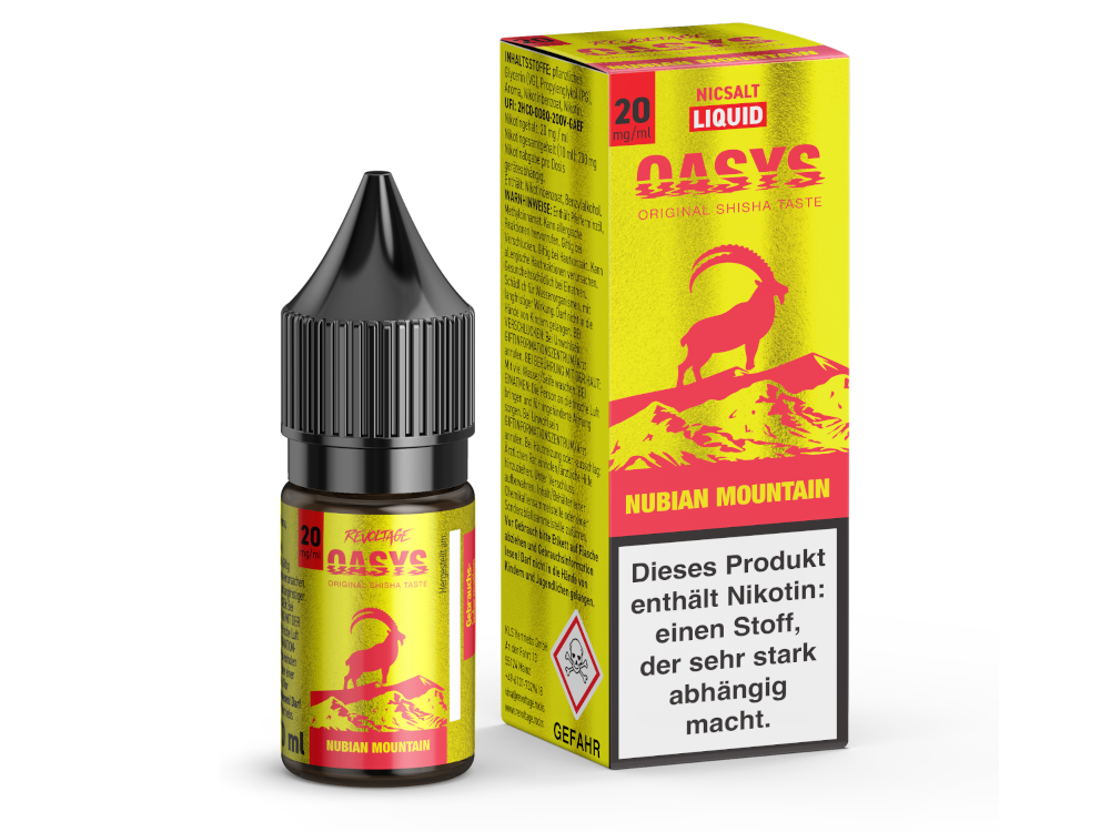 Revoltage - OASYS - Nubian Mountain - Hybrid Nikotinsalz Liquid 20 mg/ml 15er Packung