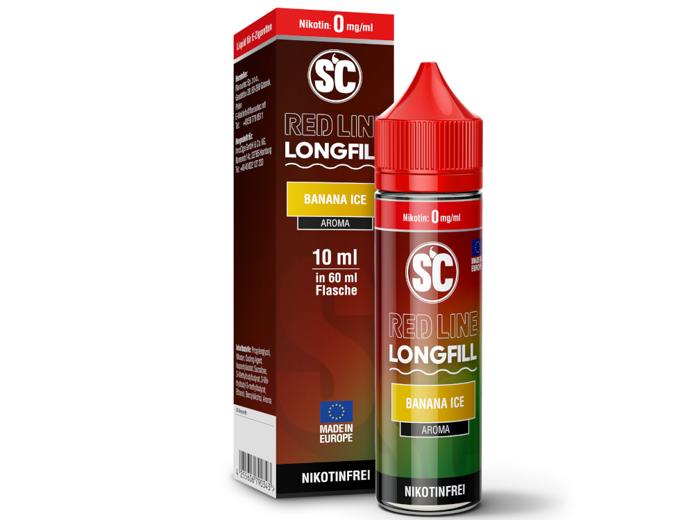 SC - Red Line - Aroma Banana Ice 10 ml 10er Packung