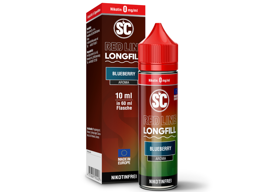 SC - Red Line - Aroma Blueberry 10 ml 10er Packung