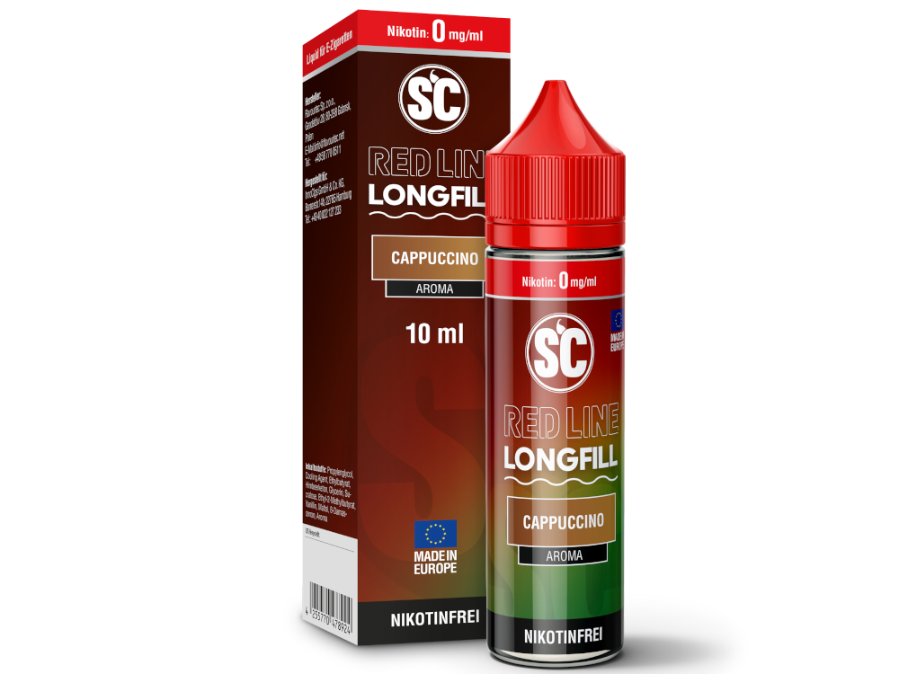 SC - Red Line - Aroma Cappuccino 10 ml 10er Packung