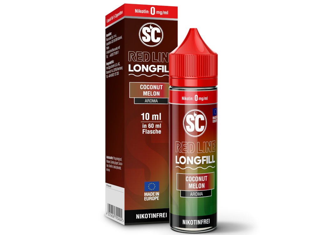 SC - Red Line - Aroma Coconut Melon 10 ml 10er Packung