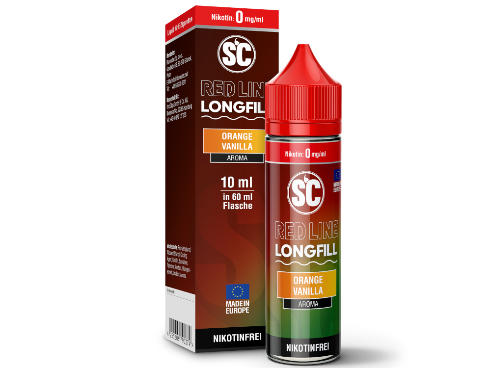 SC - Red Line - Aroma Orange Vanilla 10 ml 10er Packung